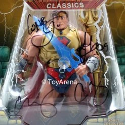 Mattel Master Of The Universe MOTU He-Ro Masters Of The Universe Classics Action Figure SIGNED By Four Horsemen Studios