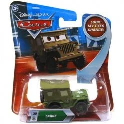 Disney / Pixar CARS Movie 1:55 Die Cast Sarge #30 W/ Lenticular Eyes! Cars (Disney)