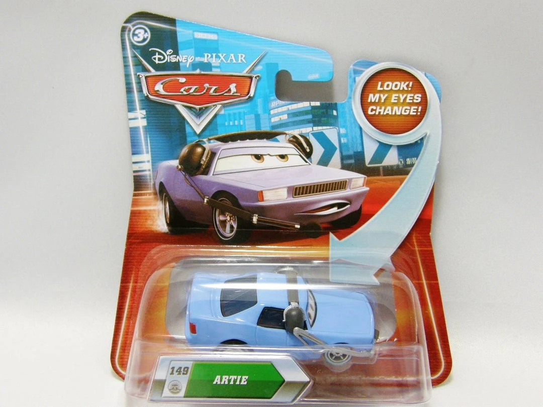Disney / Pixar CARS Movie 1:55 Die Cast Artie #149 W/ Lenticular Eyes! Cars (Disney) 3 Disney / Pixar CARS Movie 1:55 Die Cast Artie #149 W/ Lenticular Eyes! Cars (Disney)