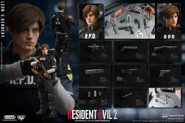 Others Damtoys 1/6 Resident Evil 2 RE2 Leon S. Kennedy DMS030 Sixth Scale Figure 3 Others Damtoys 1/6 Resident Evil 2 RE2 Leon S. Kennedy DMS030 Sixth Scale Figure