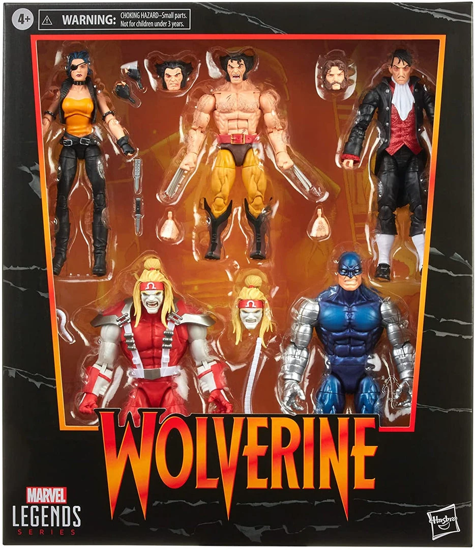 Hasbro Marvel Legends Wolverine 5 Pack With Omega Red, Cyber, Callisto, Jason Wyngarde Action Figures 9 Hasbro Marvel Legends Wolverine 5 Pack With Omega Red, Cyber, Callisto, Jason Wyngarde Action Figures