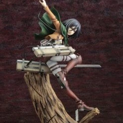 Kotobukiya 1/8 ArtFXJ Attack On Titan Mikasa Ackerman (Renewal Package Ver.) Scale Figure Statue PP802 Anime Statues (Manufacture)