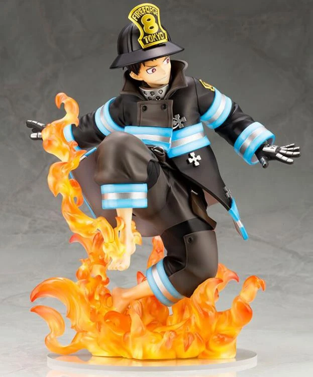 Kotobukiya 1/7 Fire Force Shinra Kusakabe ArtFX J Statue With BONUS PP743K 7 Kotobukiya 1/7 Fire Force Shinra Kusakabe ArtFX J Statue With BONUS PP743K