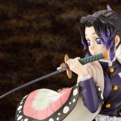 Anime Statues (Manufacture) Kotobukiya 1/8 Demon Slayer: Kimetsu No Yaiba Shinobu Kocho ArtFX J Scale Statue PP975 W/ Bonus Face