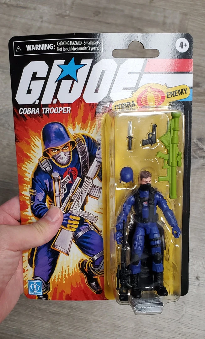 Hasbro Retro G.I. Joe Cobra Trooper Walmart Exclusive Action Figure 3 Hasbro Retro G.I. Joe Cobra Trooper Walmart Exclusive Action Figure