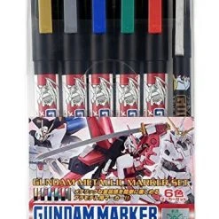GSI Gundam Marker HG MG RG PG GMS121 Metallic Marker Set