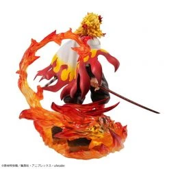 Anime Statues (Manufacture) Megahouse G.E.M. Demon Slayer: Kimetsu No Yaiba Kyojuro Rengoku Figure Statue