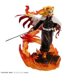 Anime Statues (Manufacture) Megahouse G.E.M. Demon Slayer: Kimetsu No Yaiba Kyojuro Rengoku Figure Statue