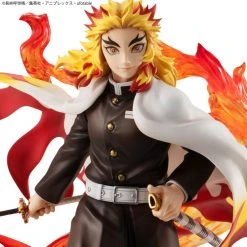 Anime Statues (Manufacture) Megahouse G.E.M. Demon Slayer: Kimetsu No Yaiba Kyojuro Rengoku Figure Statue