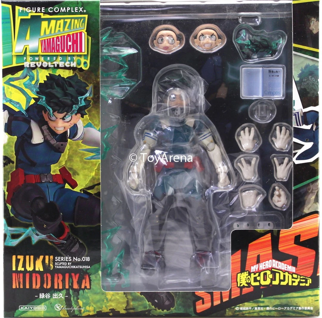 Kaiyodo Amazing Yamaguchi Revoltech Figure Complex Izuku Midoriya (Deku) My Hero Academia 10 Kaiyodo Amazing Yamaguchi Revoltech Figure Complex Izuku Midoriya (Deku) My Hero Academia