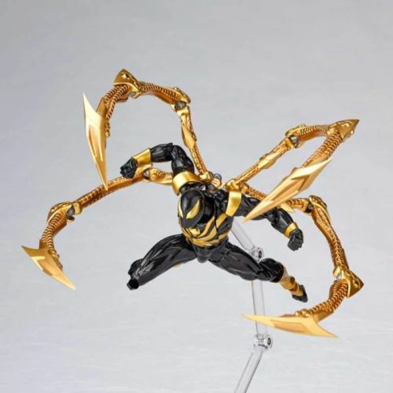 Good Smile Company Amazing Yamaguchi Revoltech Figure Complex Spiderman Iron Spider Black Version Limited Edition No. 023EX 5 Good Smile Company Amazing Yamaguchi Revoltech Figure Complex Spiderman Iron Spider Black Version Limited Edition No. 023EX