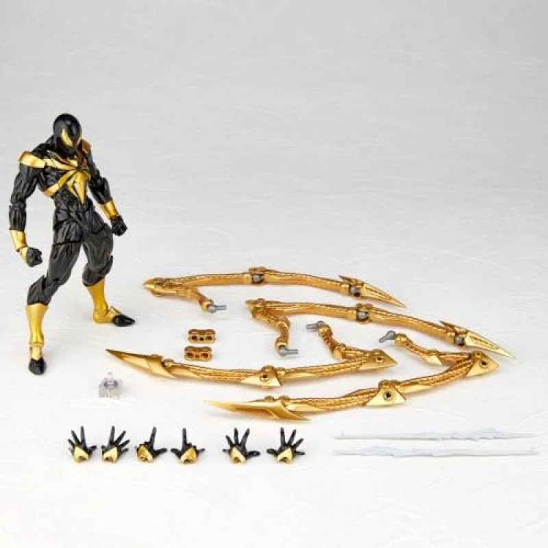 Good Smile Company Amazing Yamaguchi Revoltech Figure Complex Spiderman Iron Spider Black Version Limited Edition No. 023EX 3 Good Smile Company Amazing Yamaguchi Revoltech Figure Complex Spiderman Iron Spider Black Version Limited Edition No. 023EX