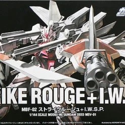 Bandai Gundam 1/144 HG Seed MSV #01 MBF-02 Strike Rouge + I.W.S.P. Model Kit