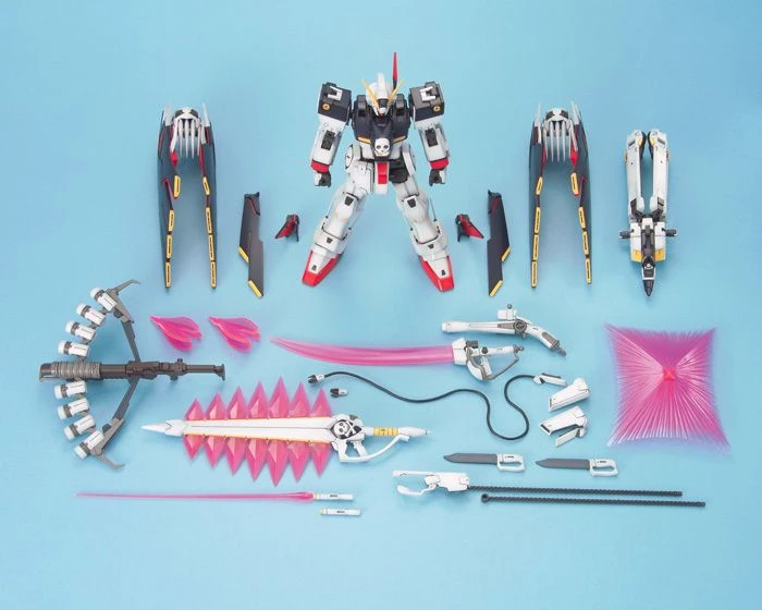 Bandai Gundam 1/100 MG Steel 7 XM-X1 Crossbone Gundam X-1 Full Cloth Model Kit 12 Bandai Gundam 1/100 MG Steel 7 XM-X1 Crossbone Gundam X-1 Full Cloth Model Kit