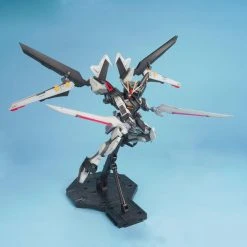 Bandai Gundam 1/100 MG Seed CE:73: Stargazer GAT-X105E+AQM/E-X09S Strike Noir Model Kit 17 Bandai Gundam 1/100 MG Seed CE:73: Stargazer GAT-X105E+AQM/E-X09S Strike Noir Model Kit