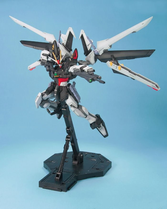 Bandai Gundam 1/100 MG Seed CE:73: Stargazer GAT-X105E+AQM/E-X09S Strike Noir Model Kit 8 Bandai Gundam 1/100 MG Seed CE:73: Stargazer GAT-X105E+AQM/E-X09S Strike Noir Model Kit