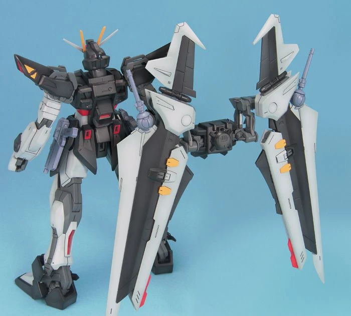Bandai Gundam 1/100 MG Seed CE:73: Stargazer GAT-X105E+AQM/E-X09S Strike Noir Model Kit 11 Bandai Gundam 1/100 MG Seed CE:73: Stargazer GAT-X105E+AQM/E-X09S Strike Noir Model Kit