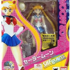 Bandai S.H. Figuarts Sailor Moon With Luna Action Figure 1st Edition W/ Bonus Face 15 Bandai S.H. Figuarts Sailor Moon With Luna Action Figure 1st Edition W/ Bonus Face