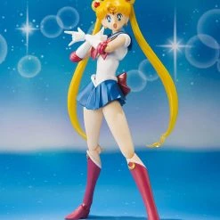 Bandai S.H. Figuarts Sailor Moon With Luna Action Figure 1st Edition W/ Bonus Face 11 Bandai S.H. Figuarts Sailor Moon With Luna Action Figure 1st Edition W/ Bonus Face