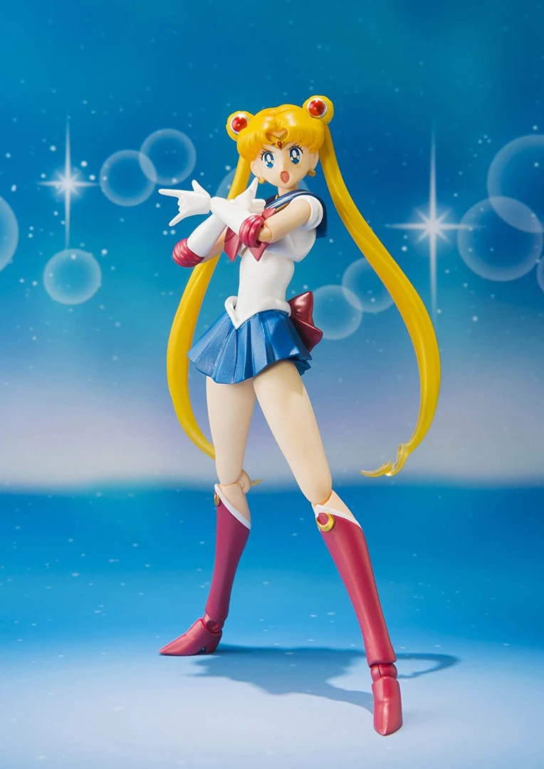 Bandai S.H. Figuarts Sailor Moon With Luna Action Figure 1st Edition W/ Bonus Face 5 Bandai S.H. Figuarts Sailor Moon With Luna Action Figure 1st Edition W/ Bonus Face