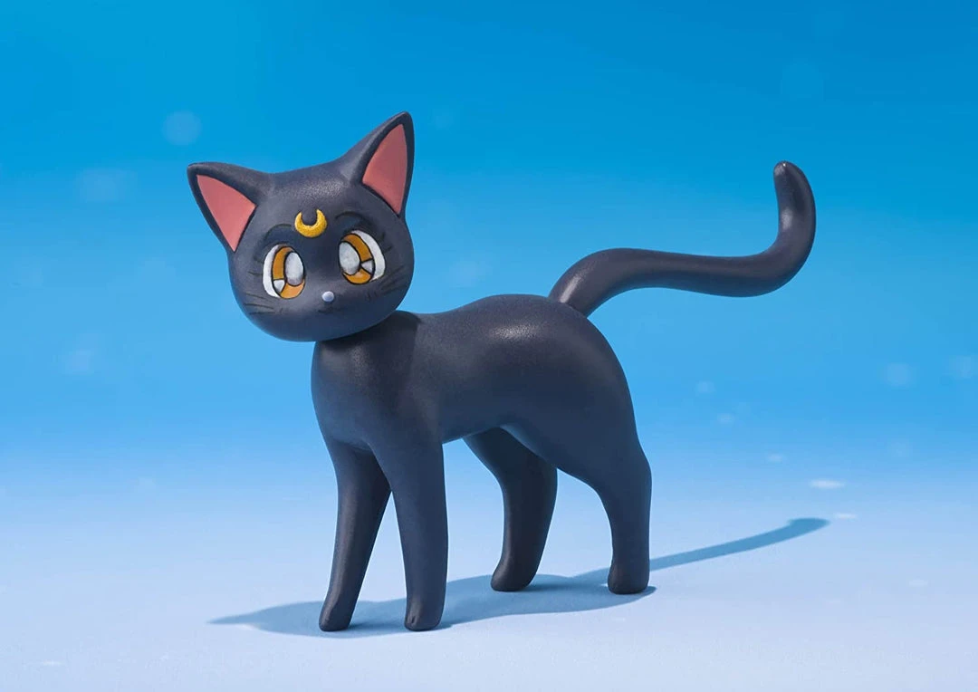 Bandai S.H. Figuarts Sailor Moon With Luna Action Figure 1st Edition W/ Bonus Face 6 Bandai S.H. Figuarts Sailor Moon With Luna Action Figure 1st Edition W/ Bonus Face