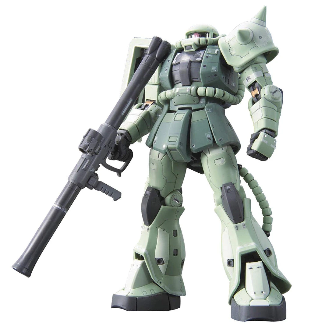 Bandai Gundam 1/144 RG #04 Gundam 0079 MS-06F Zaku II Model Kit 7 Bandai Gundam 1/144 RG #04 Gundam 0079 MS-06F Zaku II Model Kit