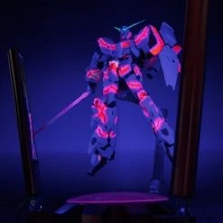 Bandai Robot Spirits Damashii Gundam UC Unicorn Psycho Frame Growing Light Stage Set Tamashii Exclusive