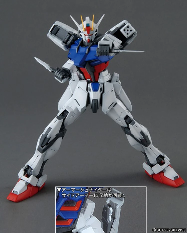 Bandai Gundam 1/100 MG Seed GAT-X105+AQM/E-X01 Aile Strike Gundam Ver. RM Model Kit 7 Bandai Gundam 1/100 MG Seed GAT-X105+AQM/E-X01 Aile Strike Gundam Ver. RM Model Kit