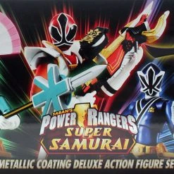 Bandai S. H. Figuarts Power Rangers Super Samurai Metallic Coating Deluxe Action Figure Set SDCC 2013 Exclusive
