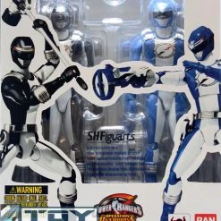 Bandai S.H. Figuarts Power Rangers Operation Overdrive Blue & Black Rangers (2 Pack)