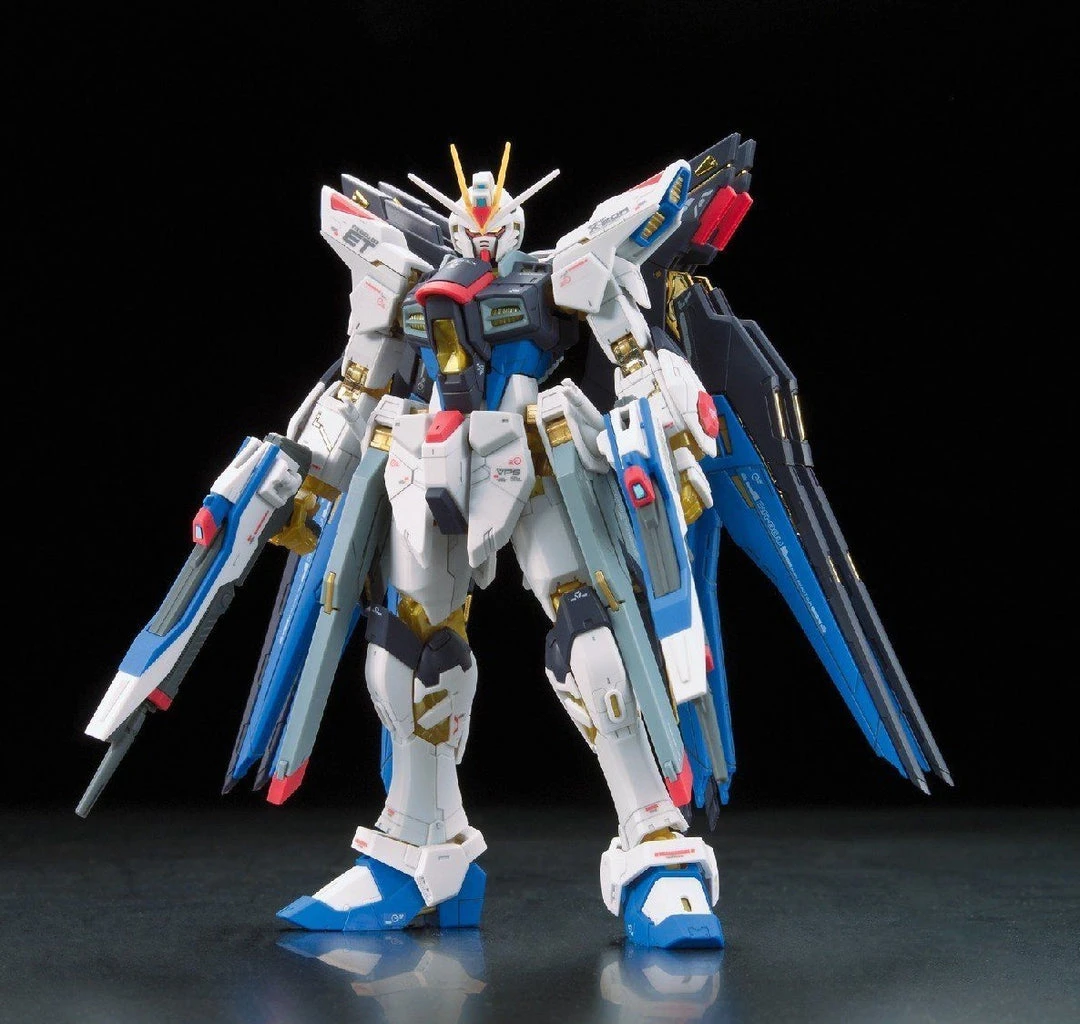 Bandai Gundam 1/144 RG #14 Gundam Seed Destiny ZGMF-X20A Strike Freedom Gundam Model Kit 3 Bandai Gundam 1/144 RG #14 Gundam Seed Destiny ZGMF-X20A Strike Freedom Gundam Model Kit