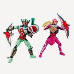 Bandai Masked Kamen Rider Gaim AC Kamen Rider Sigurd And Marika Cherry Energy And Peach Energy Arms PB03 Action Figure