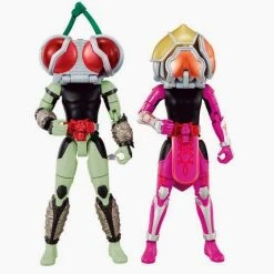 Bandai Masked Kamen Rider Gaim AC Kamen Rider Sigurd And Marika Cherry Energy And Peach Energy Arms PB03 Action Figure