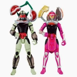Bandai Masked Kamen Rider Gaim AC Kamen Rider Sigurd And Marika Cherry Energy And Peach Energy Arms PB03 Action Figure