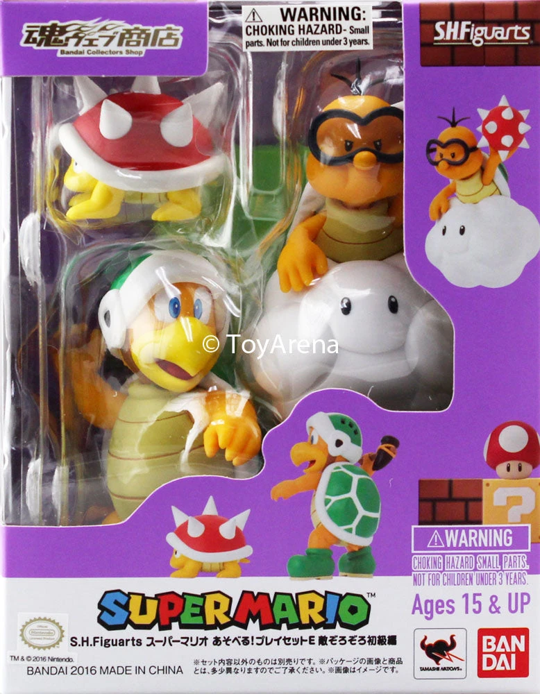 Bandai S. H. Figuarts S.H. Figuarts Mario Diorama Playset E Enemy Droves Beginner's Class Super Mario Bros Action Figue 4 Bandai S. H. Figuarts S.H. Figuarts Mario Diorama Playset E Enemy Droves Beginner's Class Super Mario Bros Action Figue