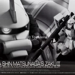 Bandai Gundam 1/144 RG Gundam MSZ Shin Matsunaga Zaku II Model Kit Exclusive