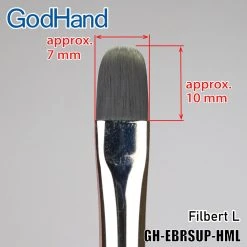 Other Model Kits/ Accessories God Hand Godhand GH-EBRSUP-HML Brushwork Softest Hobby Filbert Paint Brush L For Plastic Model Kit