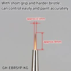Other Model Kits/ Accessories God Hand Godhand GH-EBRSYP-KG Brushwork Short Grip Sharp Point Extra Fine Paint Brush For Plastic Model Kit