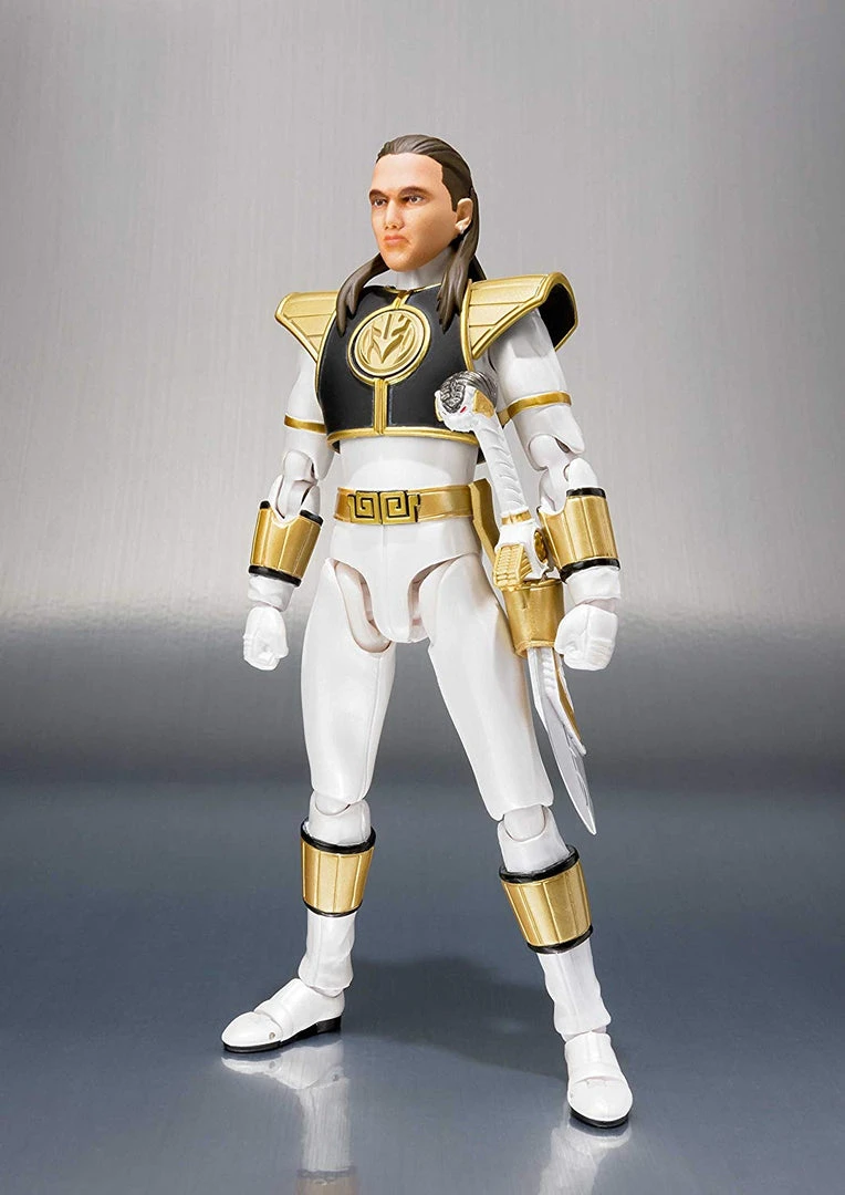 Bandai S.H. Figuarts Mighty Morphin Power Rangers White Ranger 8 Bandai S.H. Figuarts Mighty Morphin Power Rangers White Ranger