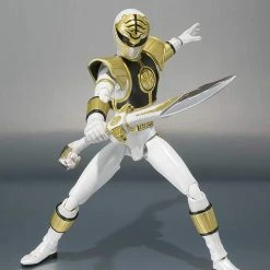 Bandai S.H. Figuarts Mighty Morphin Power Rangers White Ranger 17 Bandai S.H. Figuarts Mighty Morphin Power Rangers White Ranger