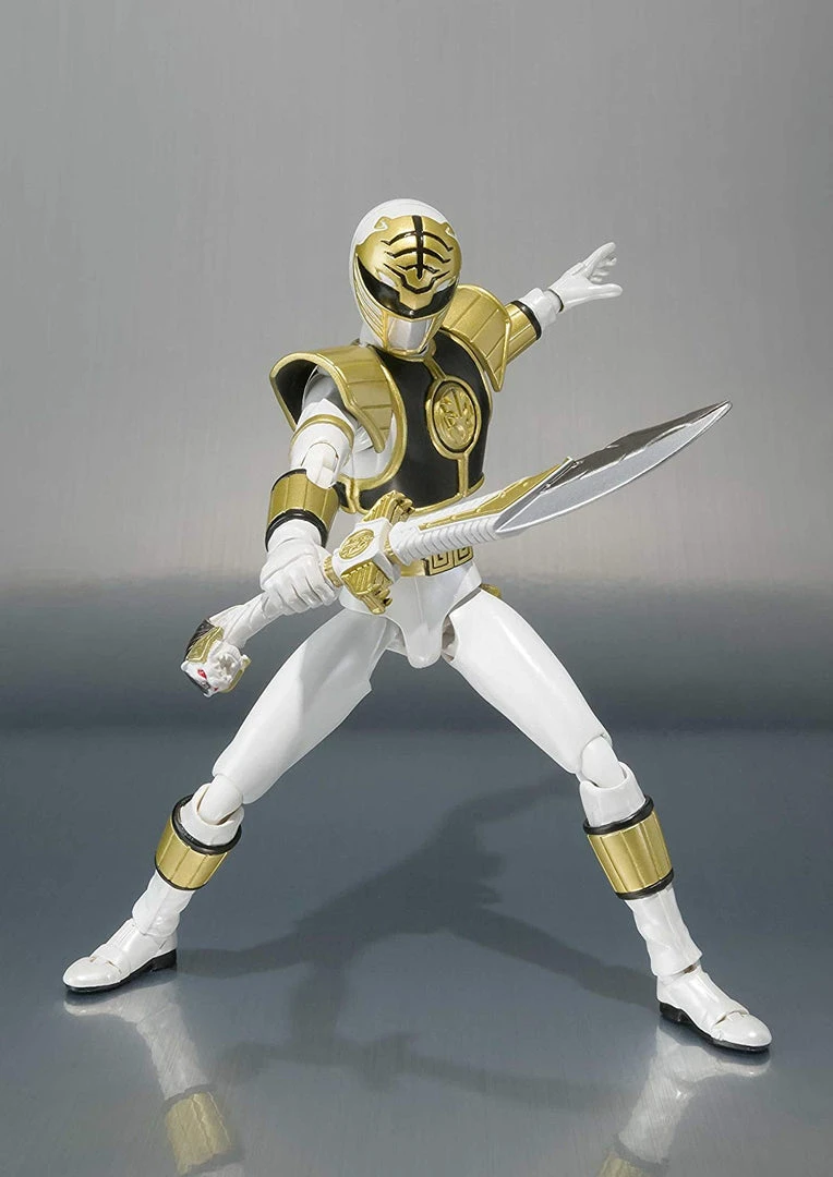 Bandai S.H. Figuarts Mighty Morphin Power Rangers White Ranger 9 Bandai S.H. Figuarts Mighty Morphin Power Rangers White Ranger
