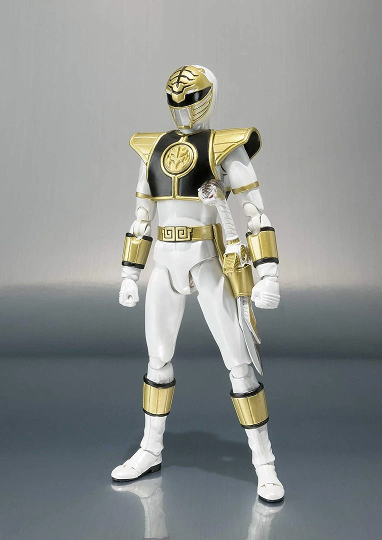 Bandai S.H. Figuarts Mighty Morphin Power Rangers White Ranger 11 Bandai S.H. Figuarts Mighty Morphin Power Rangers White Ranger