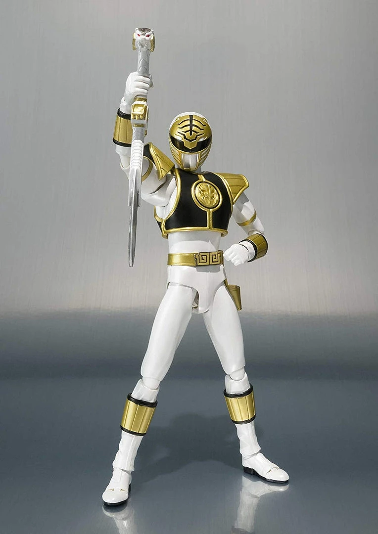 Bandai S.H. Figuarts Mighty Morphin Power Rangers White Ranger 6 Bandai S.H. Figuarts Mighty Morphin Power Rangers White Ranger