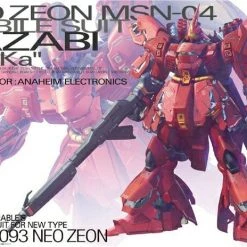 Bandai Gundam 1/100 MG Char's Counterattack MSN-04 Sazabi Ver. Ka Mobile Suit Model Kit