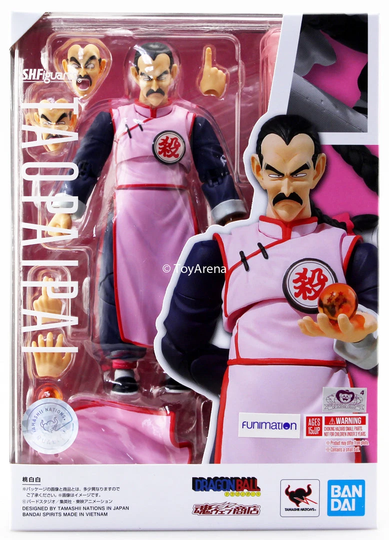 Bandai S.H. Figuarts Dragon Ball Tao Pai Pai Action Figure 9 Bandai S.H. Figuarts Dragon Ball Tao Pai Pai Action Figure