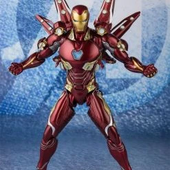 S. H. Figuarts Bandai S.H. Figuarts Avengers: Endgame Iron Man Mark L MK50 With Nano Weapon Set #2 Action Figure