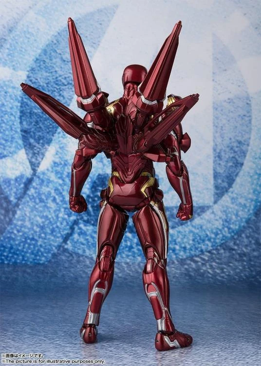 S. H. Figuarts Bandai S.H. Figuarts Avengers: Endgame Iron Man Mark L MK50 With Nano Weapon Set #2 Action Figure 6 S. H. Figuarts Bandai S.H. Figuarts Avengers: Endgame Iron Man Mark L MK50 With Nano Weapon Set #2 Action Figure