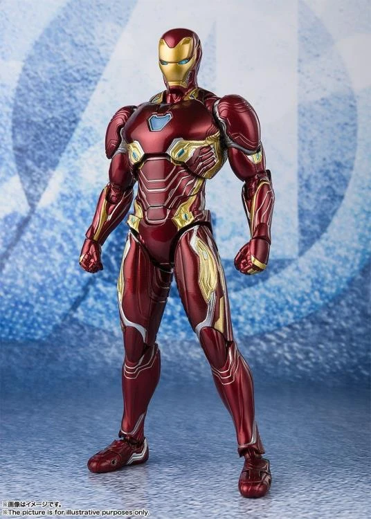 S. H. Figuarts Bandai S.H. Figuarts Avengers: Endgame Iron Man Mark L MK50 With Nano Weapon Set #2 Action Figure 5 S. H. Figuarts Bandai S.H. Figuarts Avengers: Endgame Iron Man Mark L MK50 With Nano Weapon Set #2 Action Figure