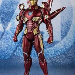 S. H. Figuarts Bandai S.H. Figuarts Avengers: Endgame Iron Man Mark L MK50 With Nano Weapon Set #2 Action Figure