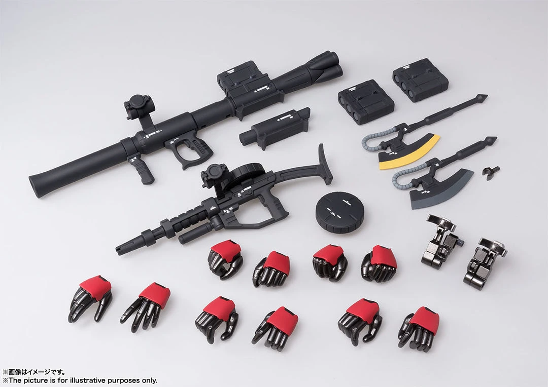 Bandai Gundam Fix Figuration Metal Composite Kidou Senshi Gundam: The Origin GFFMC MS-06S Char Zaku II Custom 10 Bandai Gundam Fix Figuration Metal Composite Kidou Senshi Gundam: The Origin GFFMC MS-06S Char Zaku II Custom